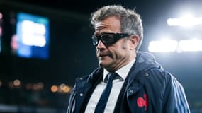 Fabien Galthié lors du choc Angleterre-France, le 15/02/2025