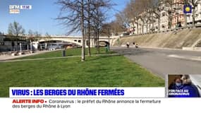 Coronavirus: les berges du Rhône fermées