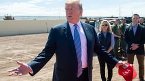 Visite de Donald Trump le long du mur à la frontière mexicaine, le 5 avril 2019 - SAUL LOEB / AFP