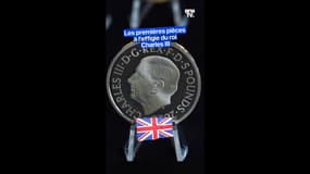 Les premières pièces à l'effigie du roi Charles III dévoilées au Royaume-Uni