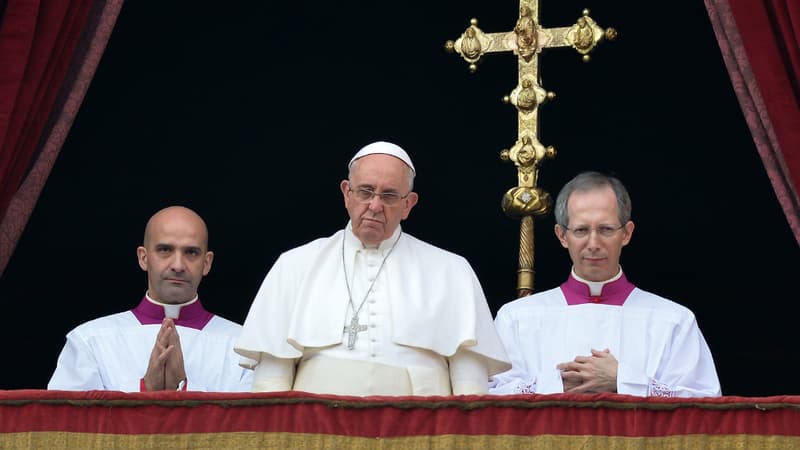 Le pape François au Vatican, jeudi 25 décembre 2014.