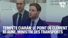 Tempête Ciarán: le point de Clément Beaune, ministre délégué chargé des Transports, en intégralité 