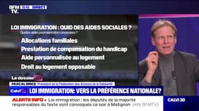 Projet de loi immigration: "Tout ce qui est sur la table ce soir ne fera qu'accroître l'indignité et le désordre dans ce pays", pour Pascal Brice (président de la Fédération des acteurs de la solidarité)