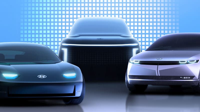 Hyundai prévoit de sortir 3 nouveaux modèles 100% électriques d'ici à 2024.