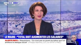 Crise des carburants: pour la vice-présidente du Medef Dominique Carlach, "il est urgent de revenir au dialogue social"