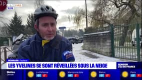 Les Yvelines se sont réveillées sous un fin manteau blanc