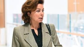 Dominique Tapie lors du procès de son mari, le 4 avril 2019. 