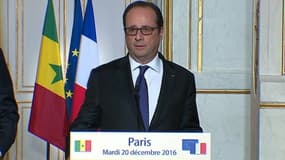 François Hollande, le 20 décembre 2016.