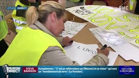 Certains gilets jaunes veulent arrêter si Macron gagne: "Si les gens sont contents avec lui, qu'ils le gardent"