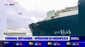 Le Havre: le nouveau terminal Méthanier attendu par des militants Greenpeace