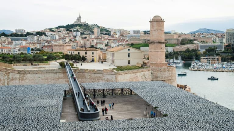 Le Musée des civilisations de l'Europe et de la Méditerranée (Mucem) à Marseille, le 20 novembre 2019