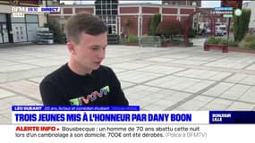 Vitry-en-Artois: trois jeunes mis à l'honneur par Dany Boon