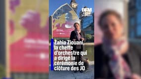 Zahia Ziouani, la cheffe d’orchestre qui a dirigé la cérémonie de clôture des JO
