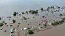 Ukraine: les images aériennes de la région de Kherson totalement submergée par les eaux