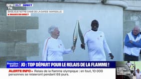 JO 2024: top départ pour le relais de la flamme olympique avec Basile Boli, icône de l'OM