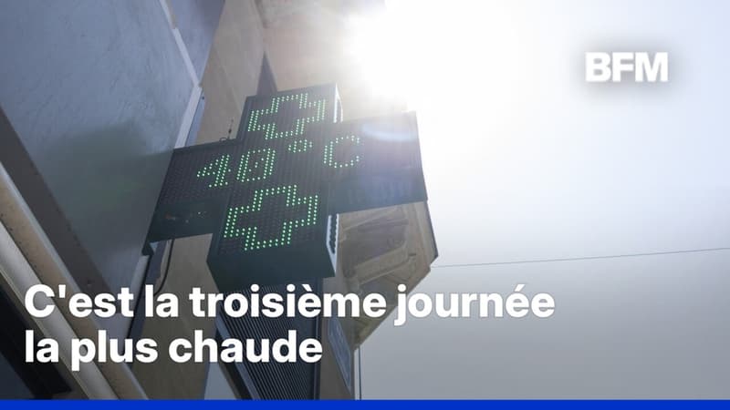 Canicule: ce 22 juin 2026 est la troisième journée la plus chaude jamais enregistrée en France