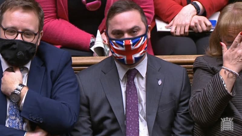 Christian Wakeford à la Chambre des Communes ce mercredi.