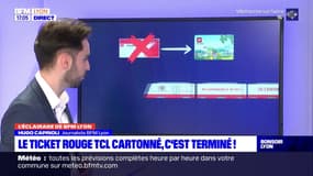 Métropole de Lyon: le ticket rouge TCL cartonné, c'est terminé!