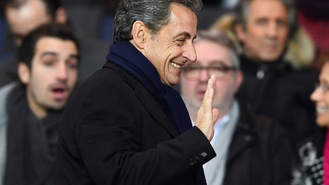 Nicolas Sarkozy au Parc des Princes