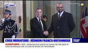 Crise migratoire: une réunion franco-britannique