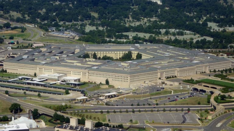 Vue aérienne du Pentagone prise le 25 août 2013. 