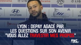 Lyon : "Vous allez travestir mes propos", Depay agacé par les questions sur son avenir
