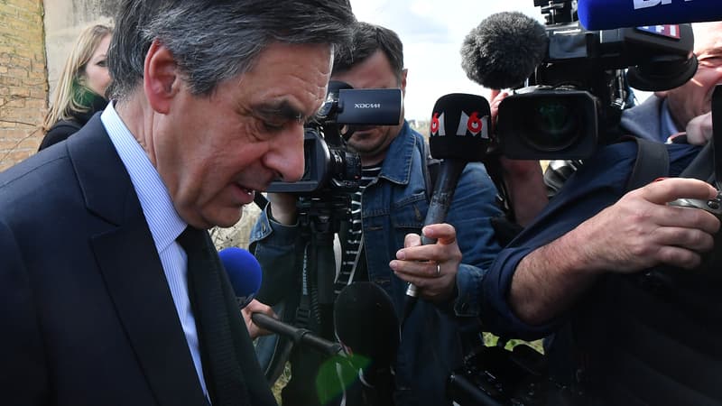François Fillon lors d'un déplacement à Nîmes, le 3 mars.