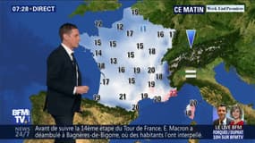 La météo pour ce dimanche 21 juillet 2019