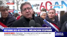 Jean-Luc Mélenchon: "L'âge pivot n'est pas le seul sujet de la discussion, le sujet c'est le système de la retraite par points"