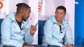 Dimitri Payet et Amine Harit dans Le Vestiaire spécial OM