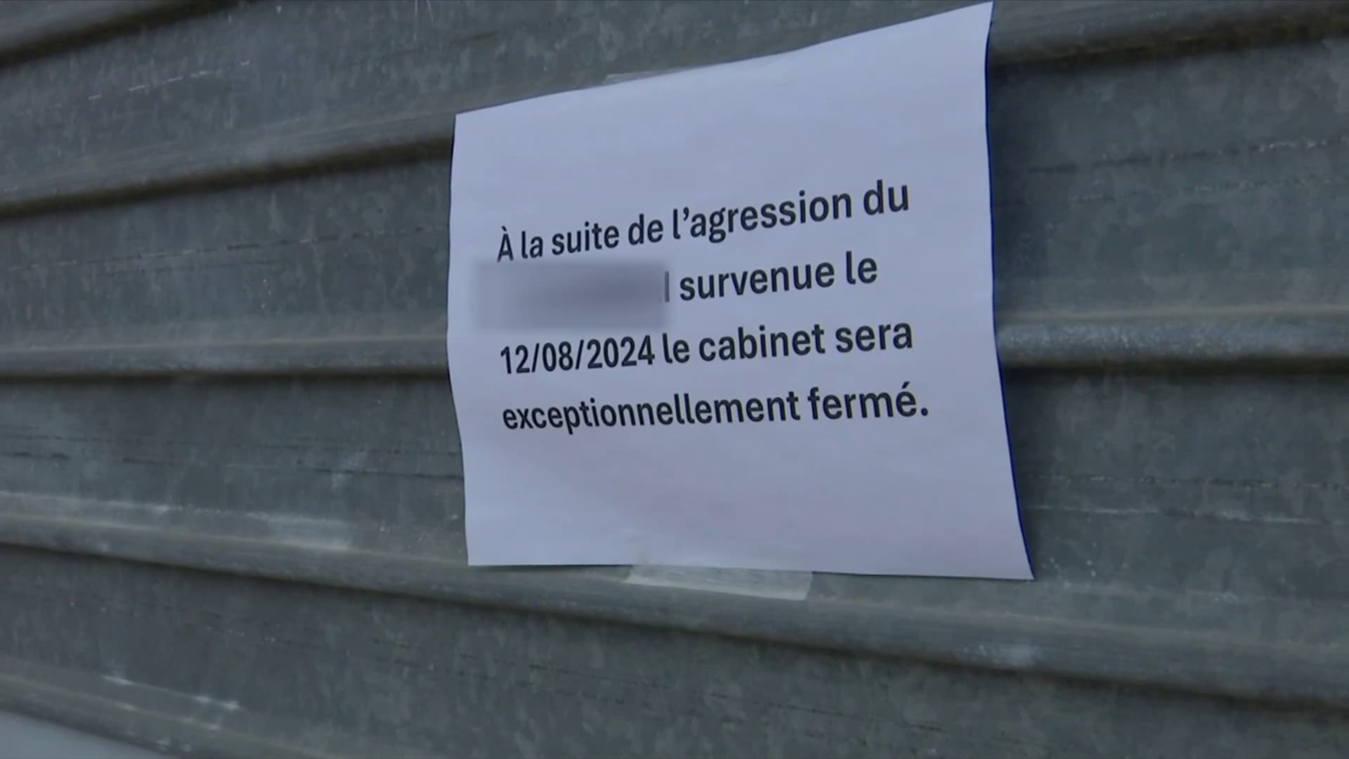 Un cabinet médical à Marseille où une médecin a été agressée le lundi 12 août 2024.