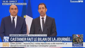 Christophe Castaner depuis le ministère de l'Intérieur.