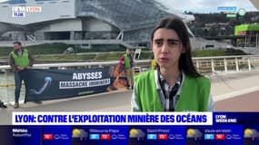 Lyon: Greenpeace se mobilise contre l'exploitation minière des océans