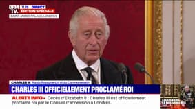 Charles III proclaimed king: "I will dedicate what remains of my life to this task"