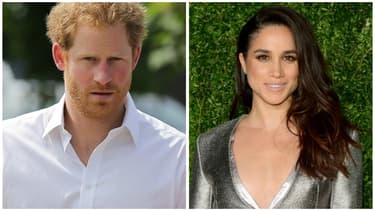 Le prince Harry / L'actrice Meghan Markle