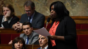 La députée La République en marche Laetitia Avia, le 8 novembre 2017 à l'Assemblée nationale à Paris.
