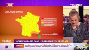 Intempéries : une nuit de violents orages dans le Gard