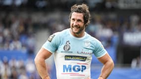 Le Bayonnais Maxime Machenaud contre La Rochelle le 12 octobre 2024