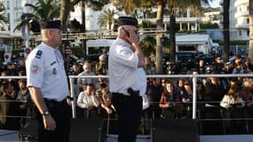 Policiers à Cannes, le 17 mai 2013.