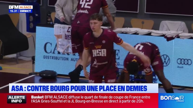 Basket: ASA-Bourg-en-Bresse, c'est sur BFM Alsace