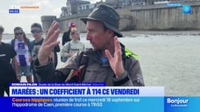Grandes marées: un coefficient à 114 ce vendredi dans la baie du Mont-Saint-Michel