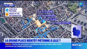 La mairie de Lille lance une concertation sur la piétonnisation de la Grand'Place