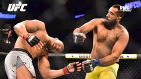 UFC  : Premier combat UFC et première victoire (sur soumission) pour Gane (août 2019)