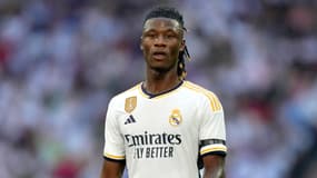 Eduardo Camavinga avec le Real Madrid en octobre 2023