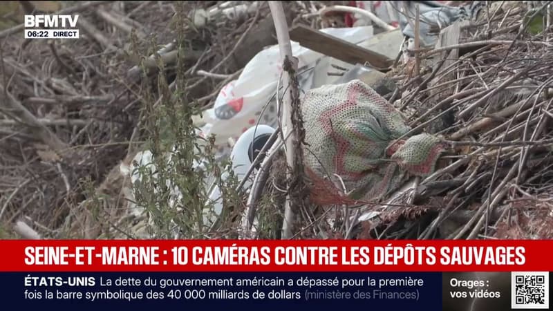 Dépôts sauvages: la Seine-et-Marne mise sur les caméras pour piéger les pollueurs