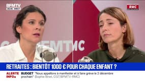 Retraites: 1.000 euros à la naissance, "pour nous c'est non, c'est très  coûteux", assure Sophie Binet