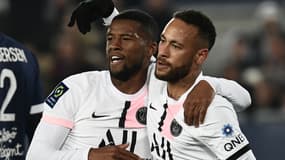 Wijnaldum et Neymar avec le PSG