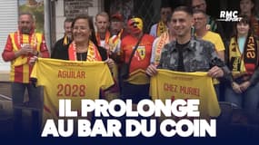 RC Lens : Aguilar célèbre sa prolongation... dans un bar de supporters ! 