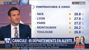 Canicule: à 23 heures, il faisait encore plus de 25° un peu partout en France