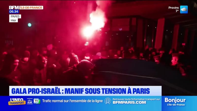 Paris: une manifestation contre la tenue du gala Israël is forever